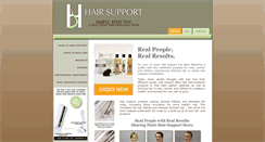 Desktop Screenshot of hairsupport.com